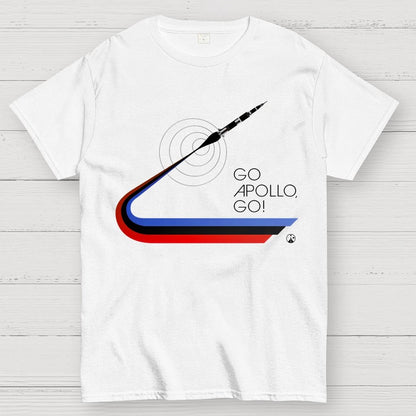 GO APOLLO, GO! We choose to go to the Moon... Geek T-Shirt
