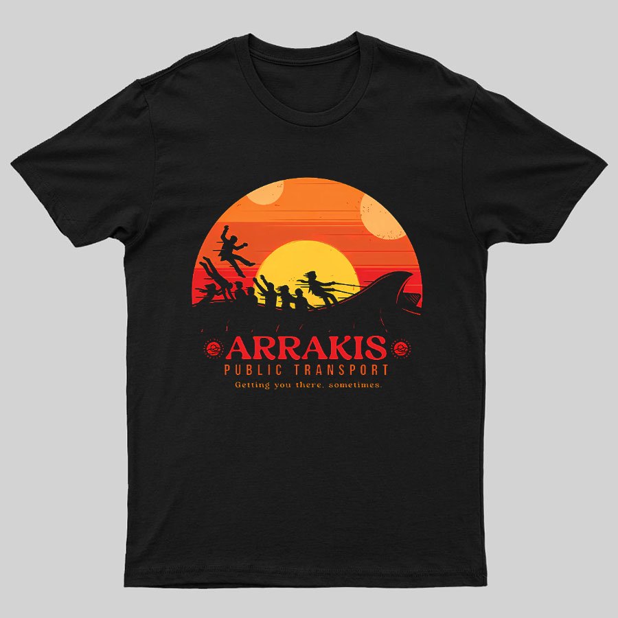 Mystic Land Getting You There Sometimes Geeky T-Shirt