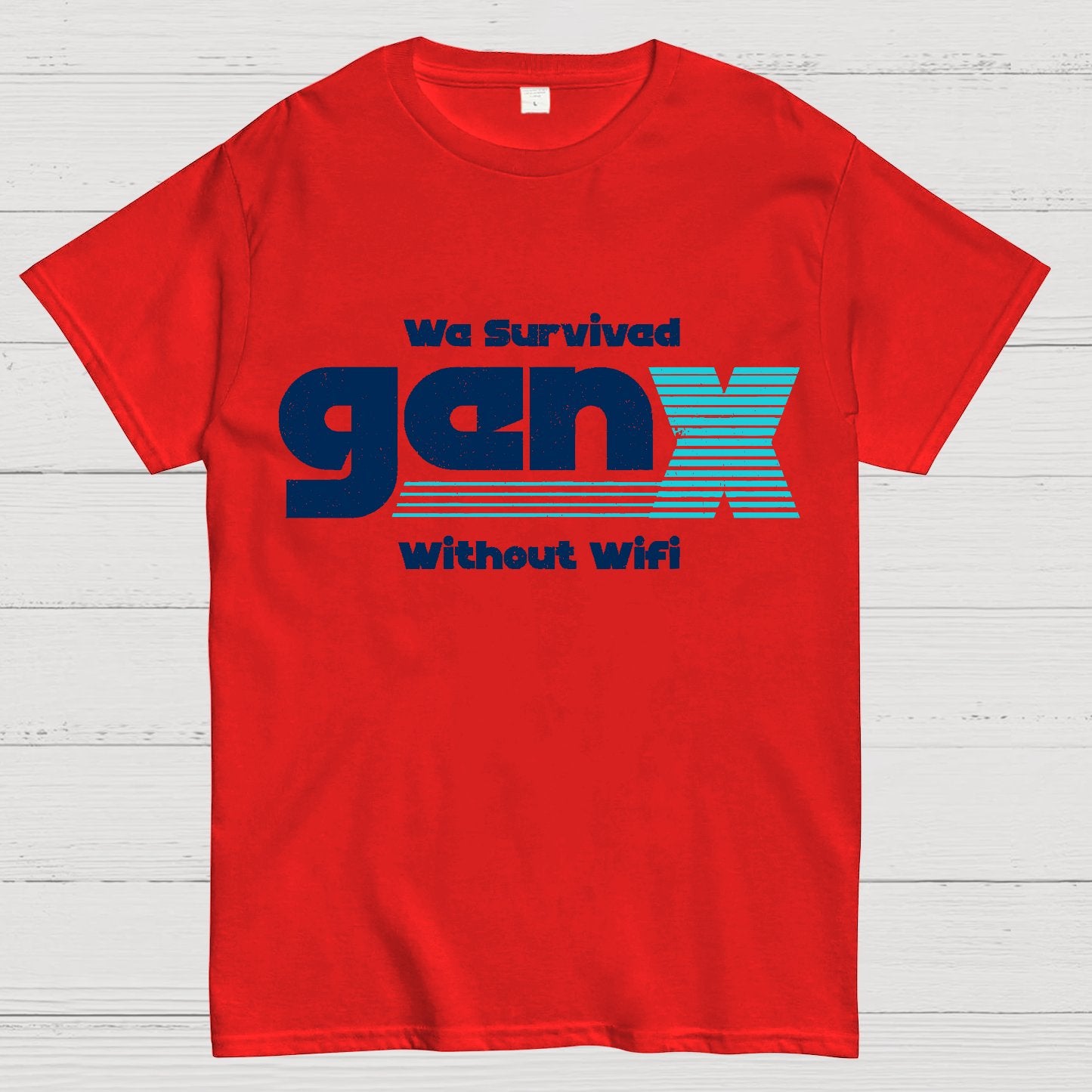 We Survived Without Wifi Geek T-Shirt