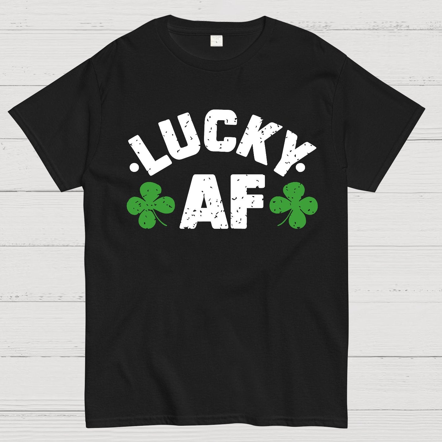 Lucky Af St. Patrick's Day Geek T-Shirt