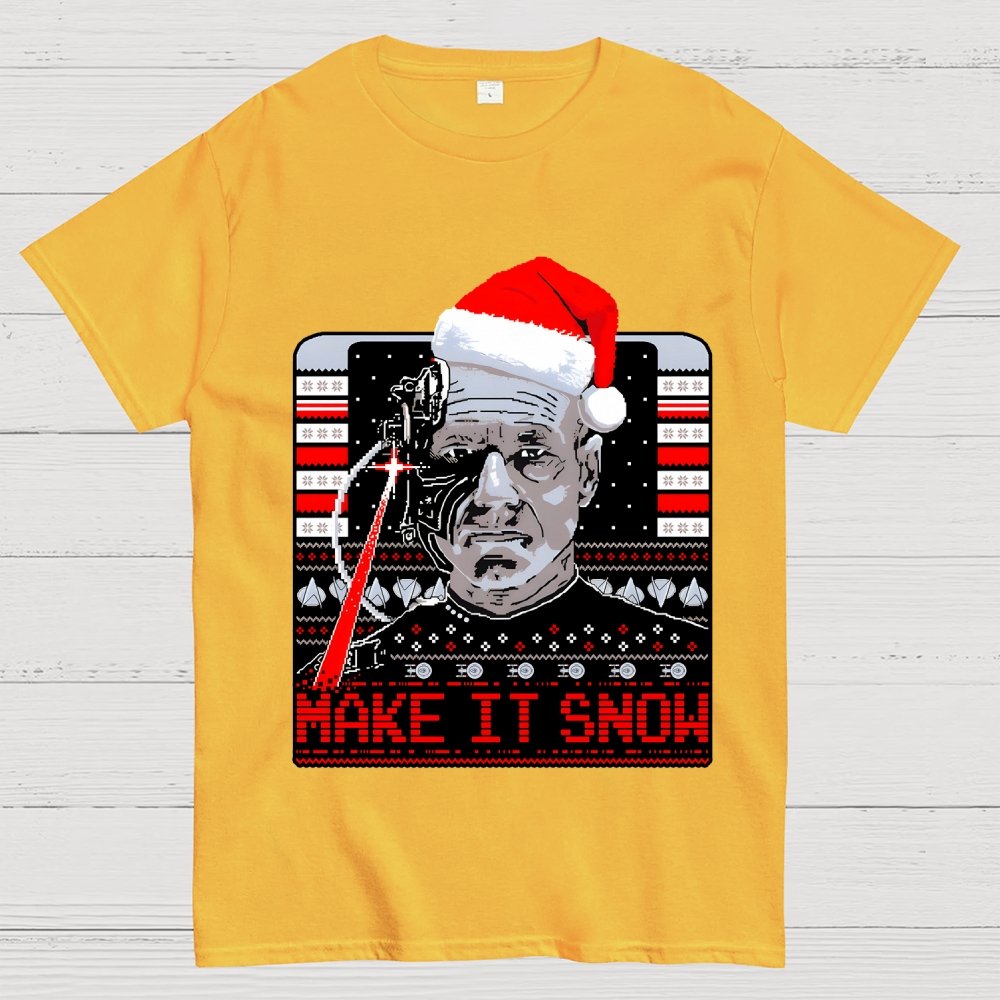Make it snow Geek T-Shirt