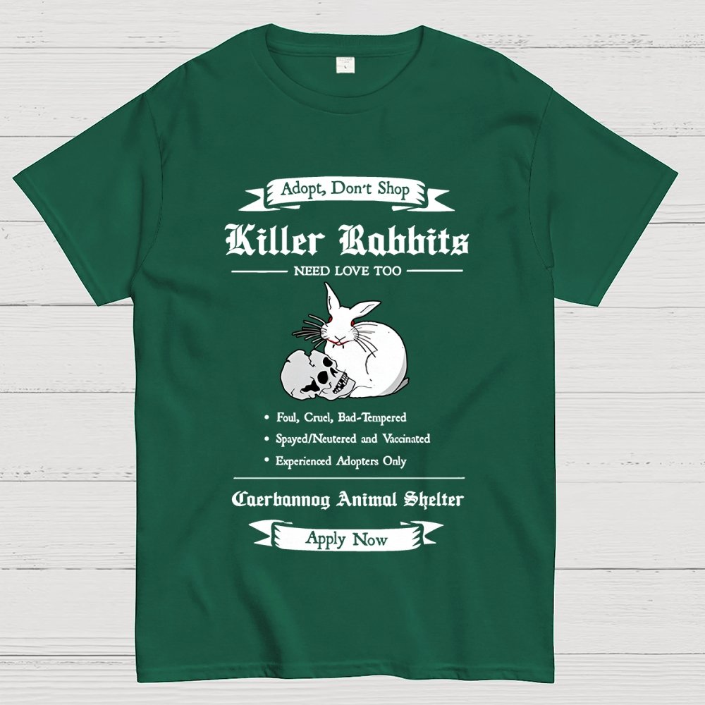 Adopt a Killer Rabbit Geek T-Shirt