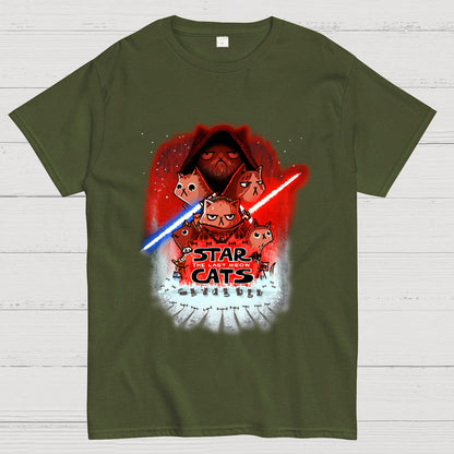 Star Cats The Last Meow Geek T-Shirt