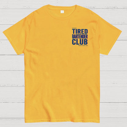 Tired Server Club Front And Back Printing Geek T-Shirt