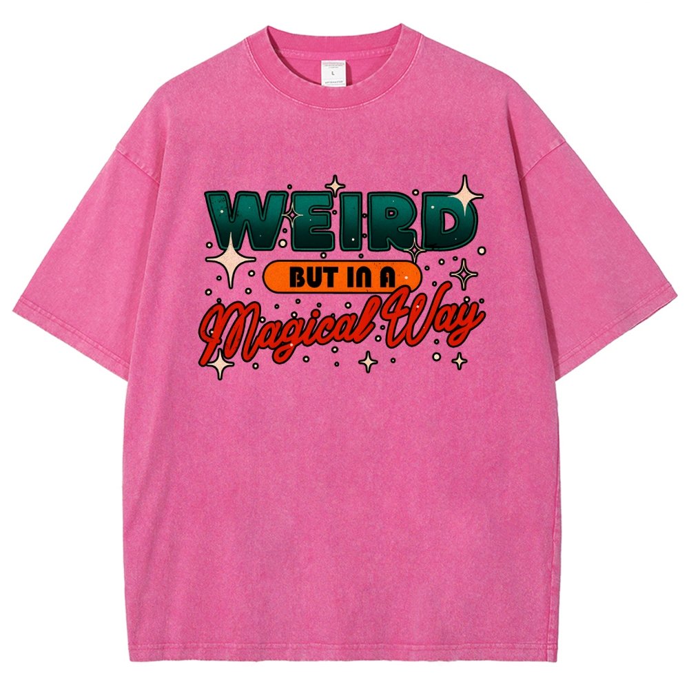 Weird But In A Magical Way Vintage Distressed T-shirt