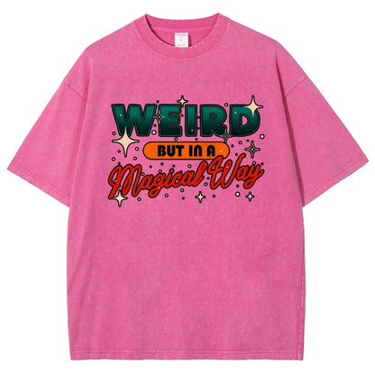 Weird But In A Magical Way Vintage Distressed T-shirt