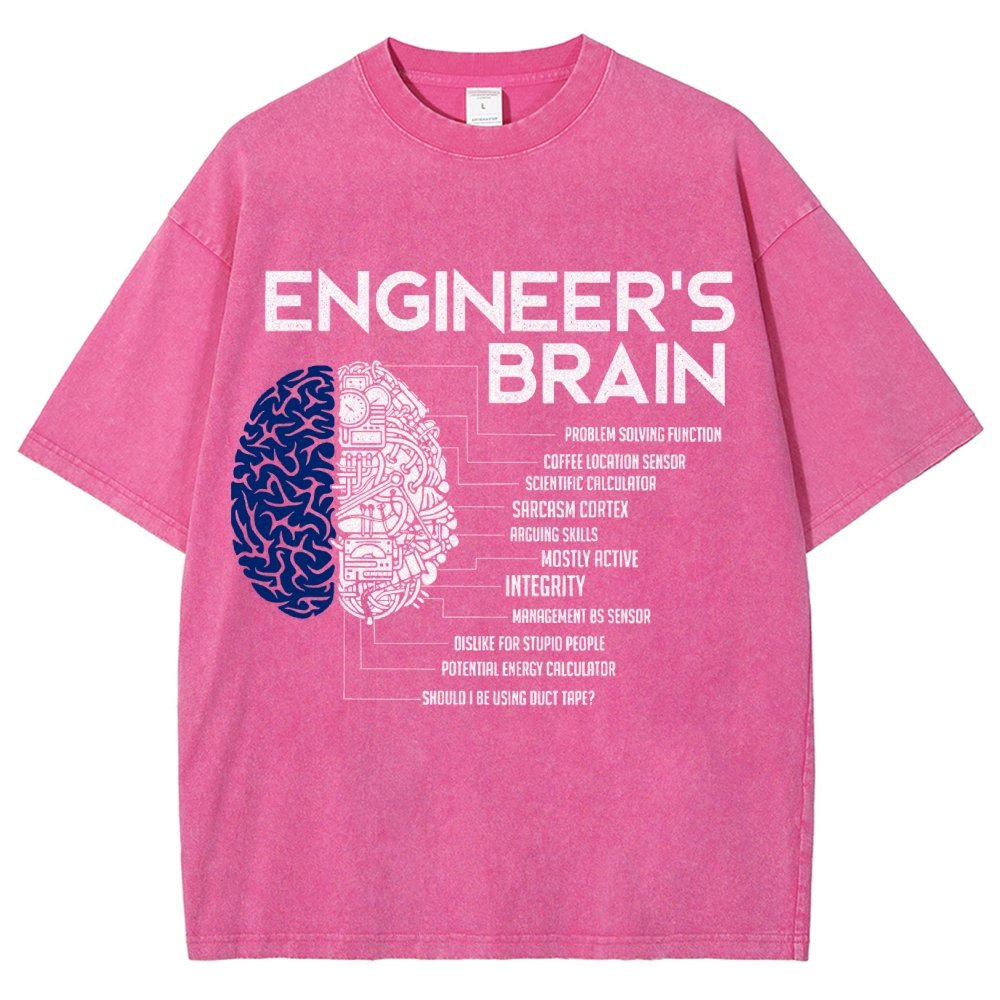 Funny Engineer Vintage Distressed T-shirt