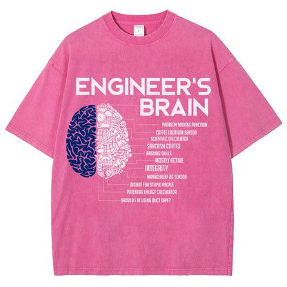 Funny Engineer Vintage Distressed T-shirt