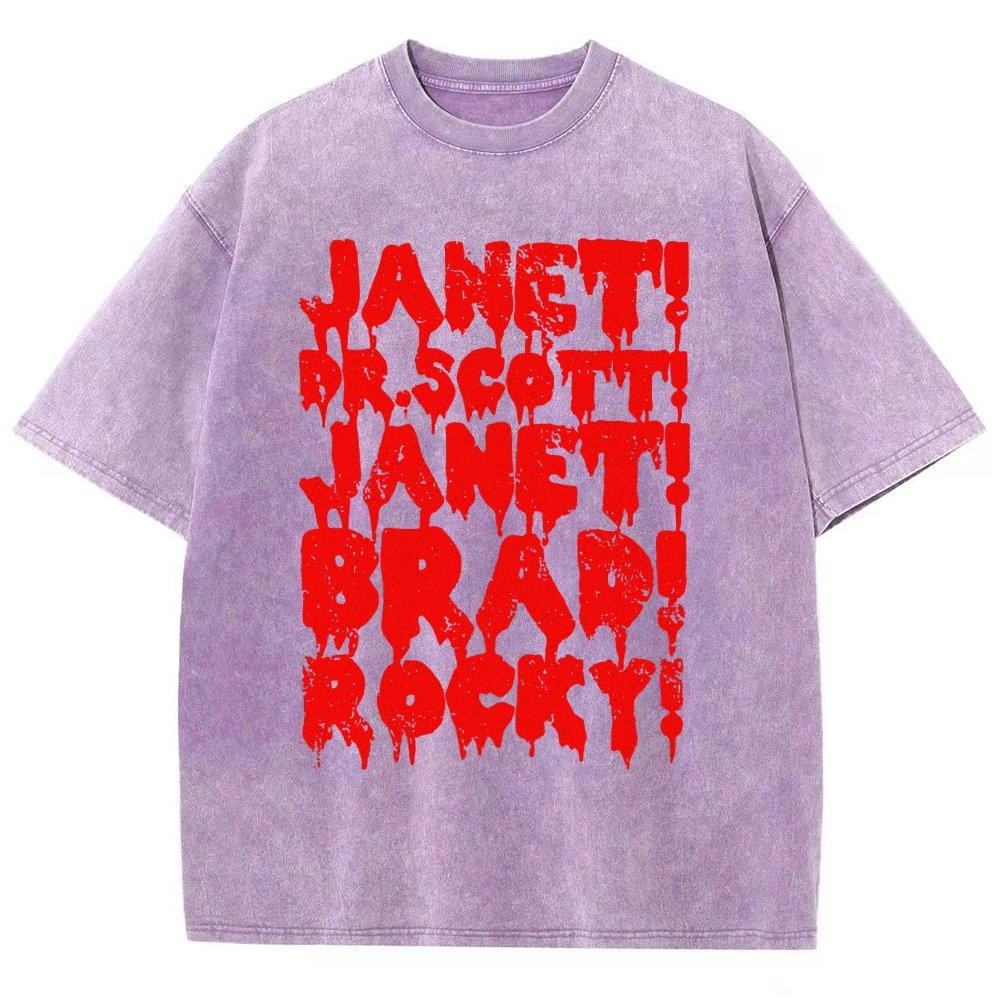 Jana! Dr. Smith! Jana! Ben! Vintage Distressed T-shirt