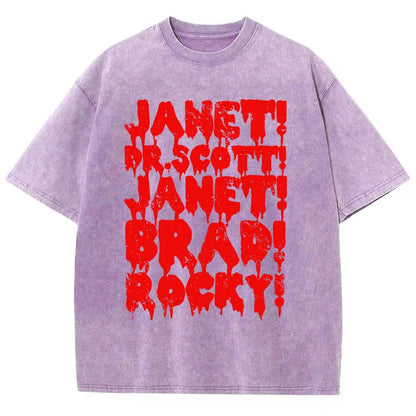 Jana! Dr. Smith! Jana! Ben! Vintage Distressed T-shirt