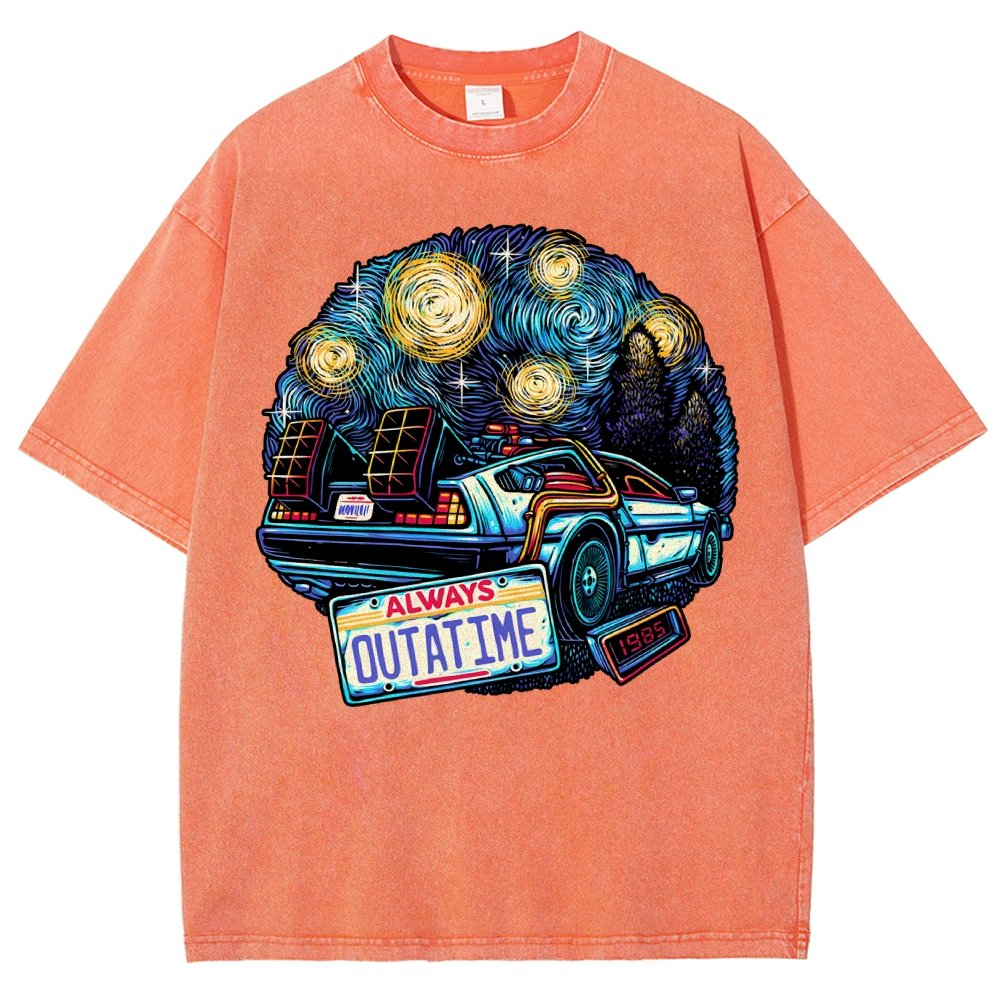 Always Outatime Vintage Distressed T-shirt