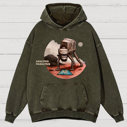 Board Game Analysis Paralysis Vintage Distressed Hoodie