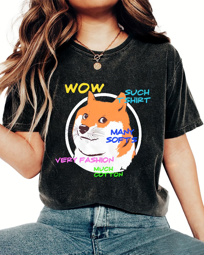 Doge Vintage Distressed T-shirt