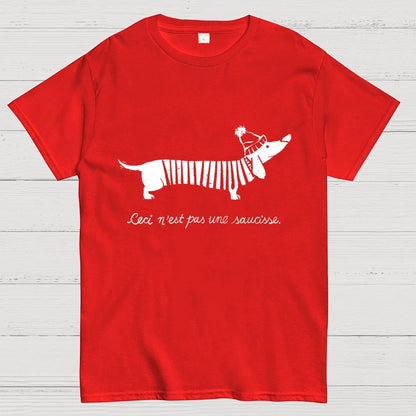 Ceci n'est pas une saucisse Geek T-Shirt