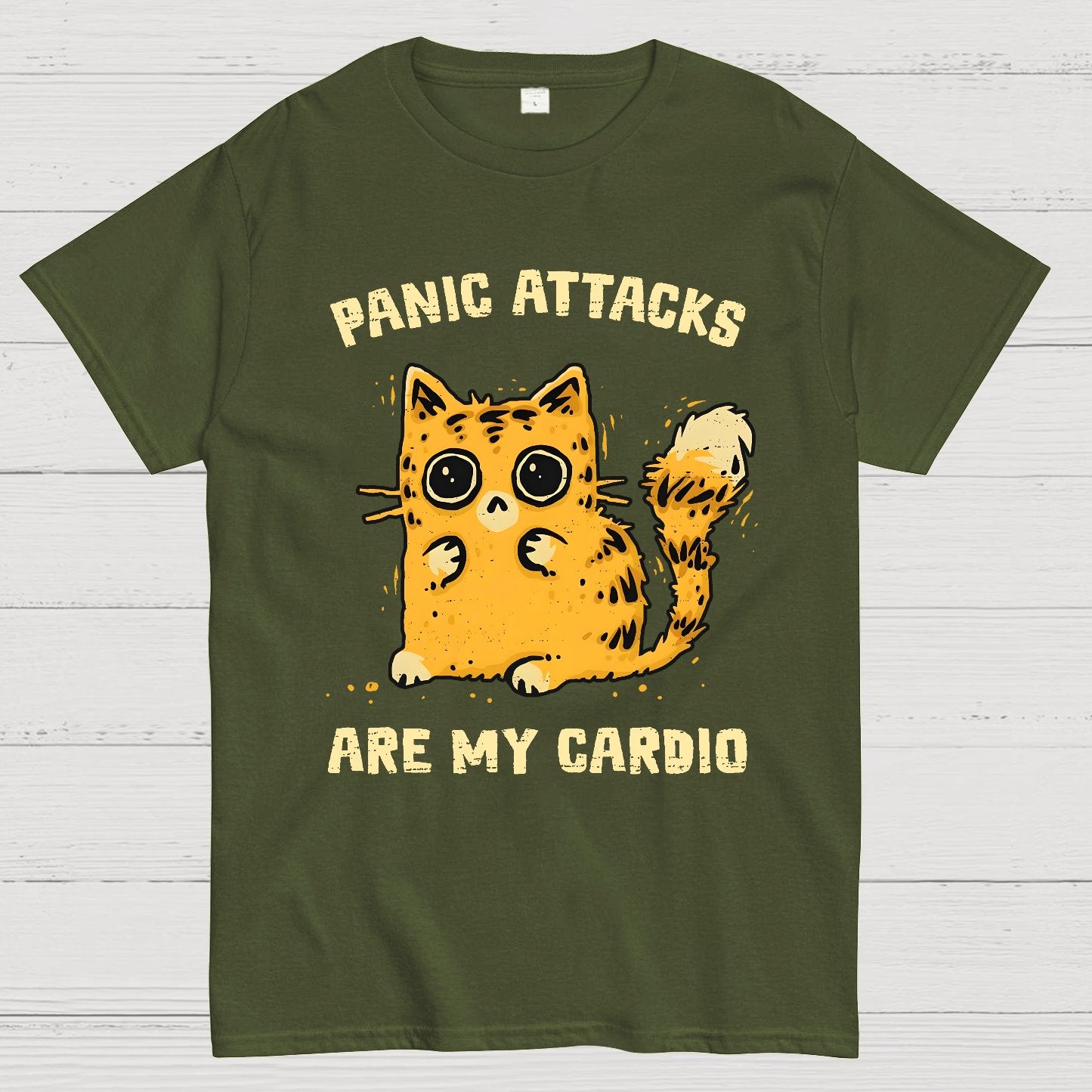 Panic Attacks Are My Cardio Geek T-Shirt