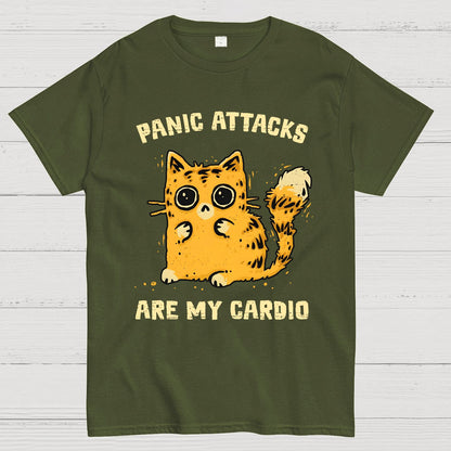 Panic Attacks Are My Cardio Geek T-Shirt