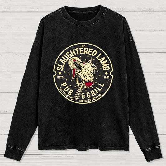 The Slaughtered Lamb Washed Long Sleeve Tee