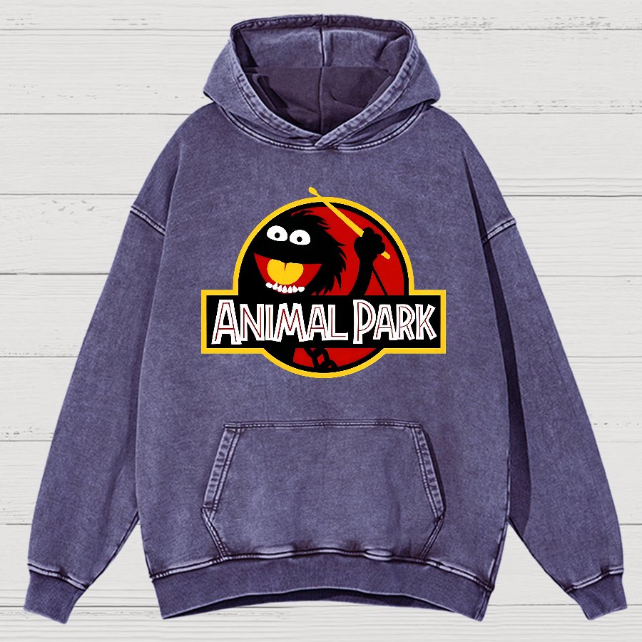 Animal Park Vintage Distressed Hoodie