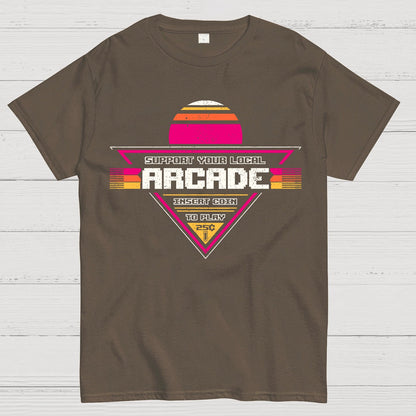 Support Your Local Arcade Geek T-Shirt