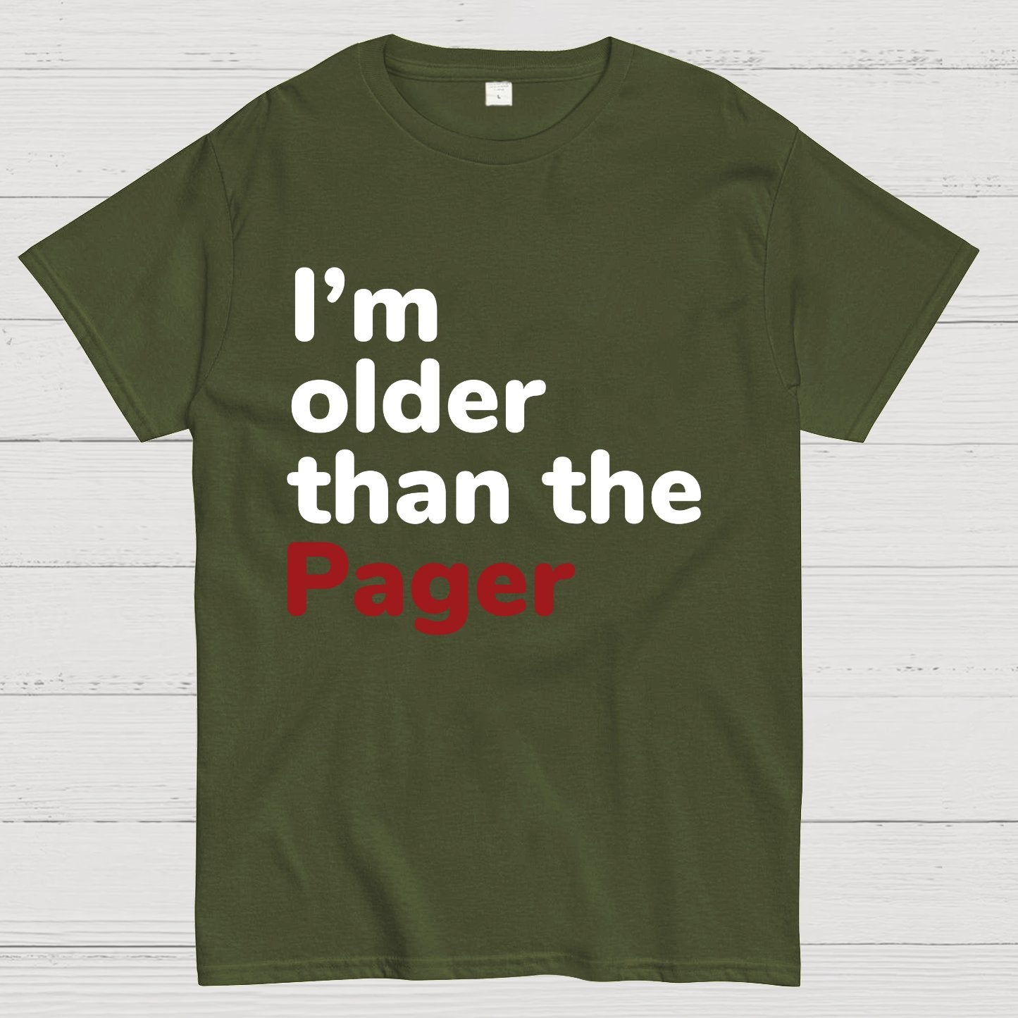 I'm Older Than The Pager Geeky T-Shirt
