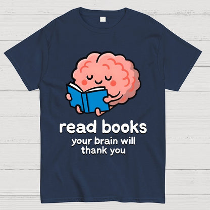 Books for your Brain Geek T-Shirt