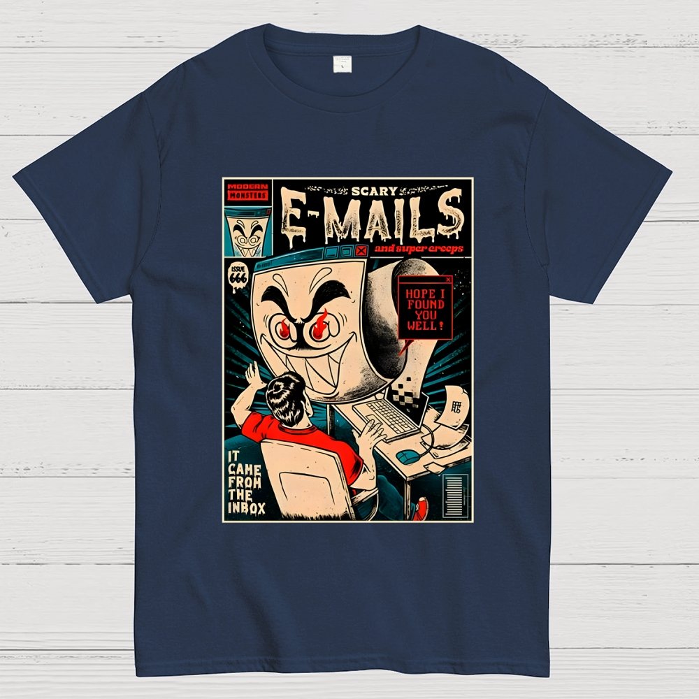 Scary E-mails Geek T-Shirt