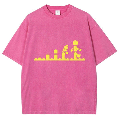 Bricks Evolution Vintage Distressed T-shirt