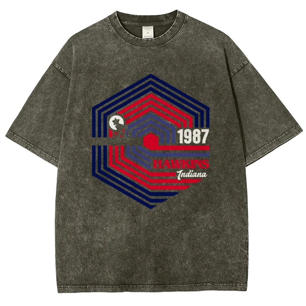 Stranger 87 Vintage Distressed T-shirt
