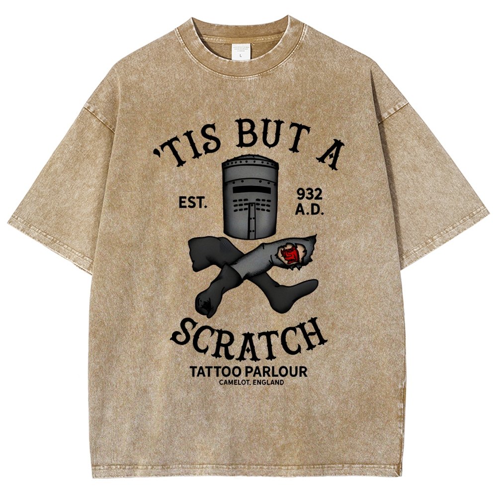 TIS BUT A SCRATCH Vintage Distressed T-shirt
