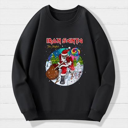 Iron Santa Geek Cotton Sweatshirt
