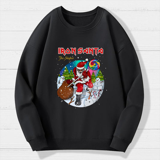 Iron Santa Geek Cotton Sweatshirt