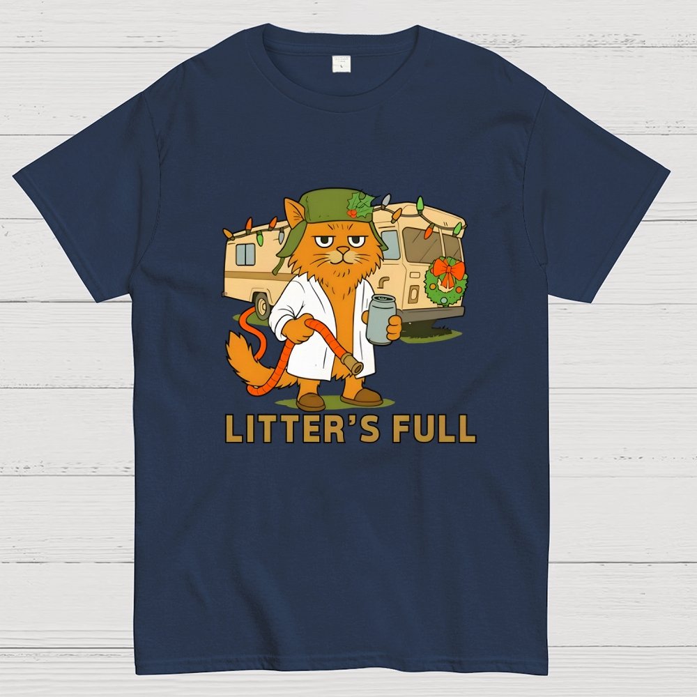 Christmas Shitters Full Cat Geek T-Shirt