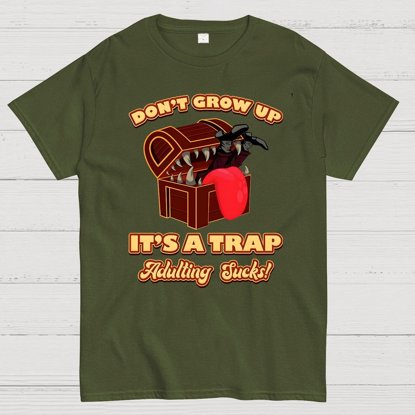 Don't Grow Up It's A Trap Geek T-Shirt