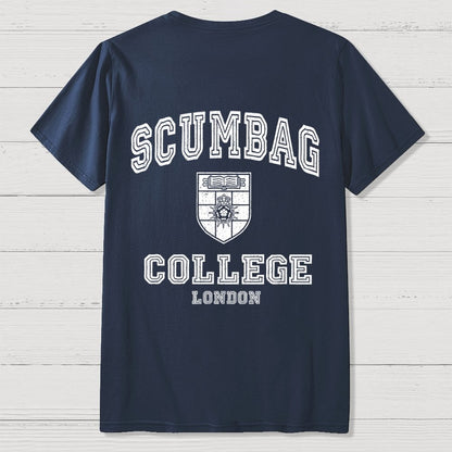 Scumbag College Unisex  Back Printing Geek T-Shirt