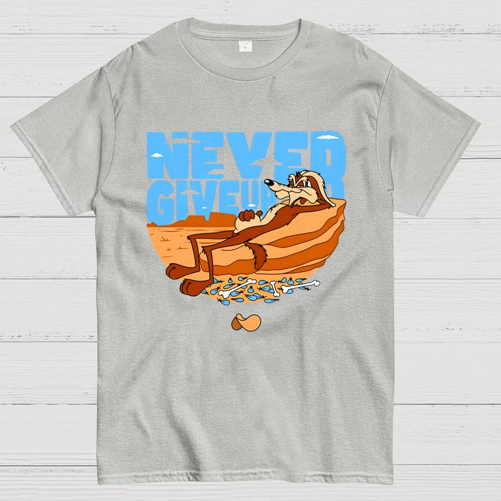 Never Give Up Geek T-Shirt