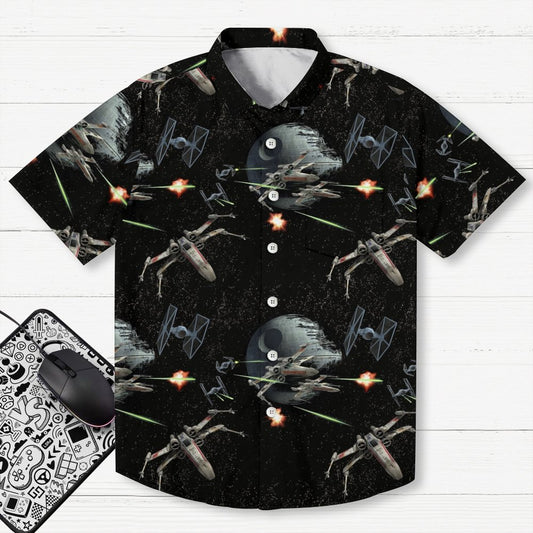 Tie The Fighter Geek Hawaiian Shirt