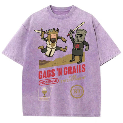Gags 'n Grails Vintage Distressed T-shirt