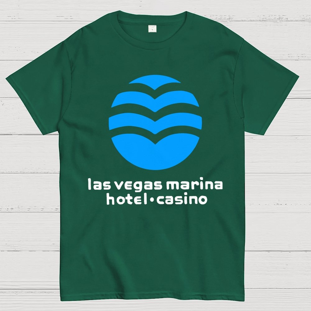 Marina Hotel & Casino - Vintage Las Vegas Unisex Geek T-Shirt