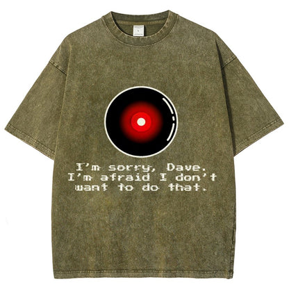 An Introvert's Odyssey I‘m sorry dave Vintage Distressed T-shirt