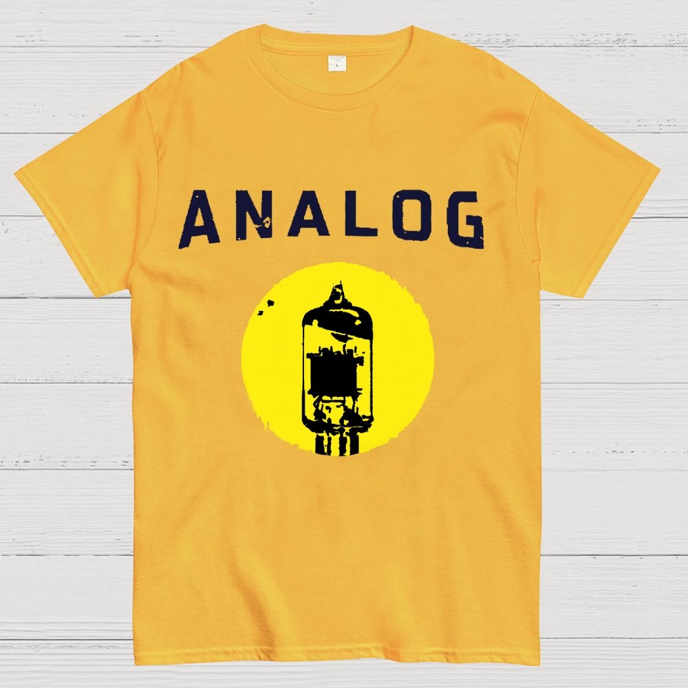 Vacuum Tube Analog Distressed Geek T-Shirt
