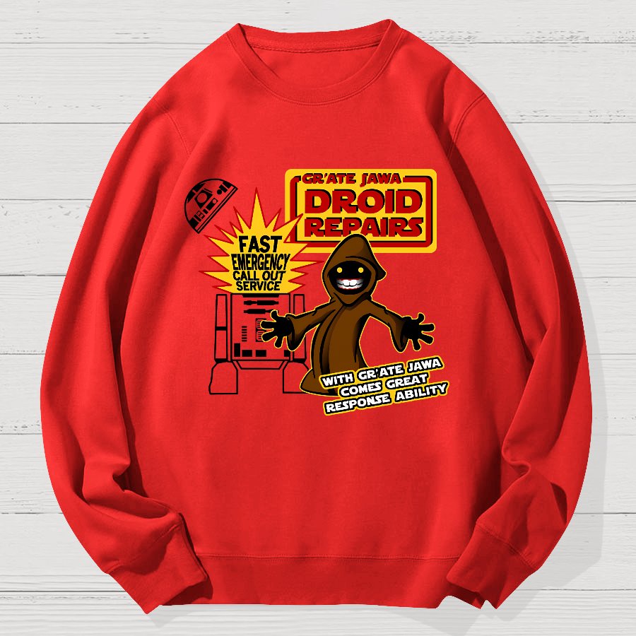 Robot Maintenance Geek Cotton Sweatshirt