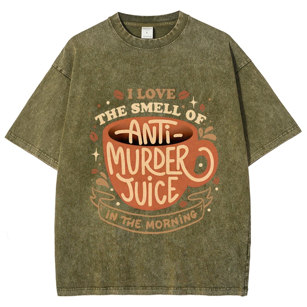 Anti-Murder Juice Vintage Distressed T-shirt