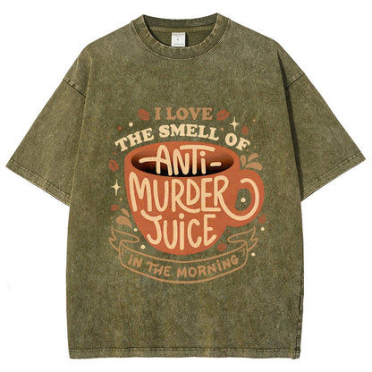 Anti-Murder Juice Vintage Distressed T-shirt