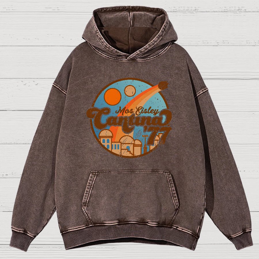 Vintage Hangout 77 Vintage Distressed Hoodie