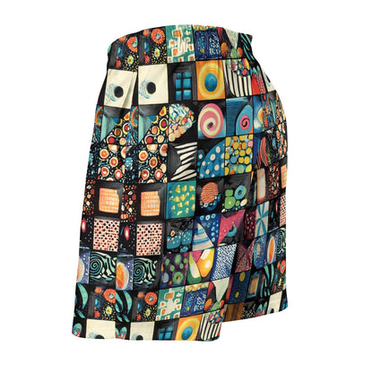 Mosaic Art Graffiti Geek Shorts