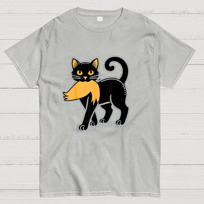 Black Cat Sarcasm Geek T-Shirt
