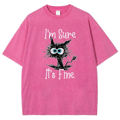 I’M Sure It’S Fine Vintage Distressed T-shirt