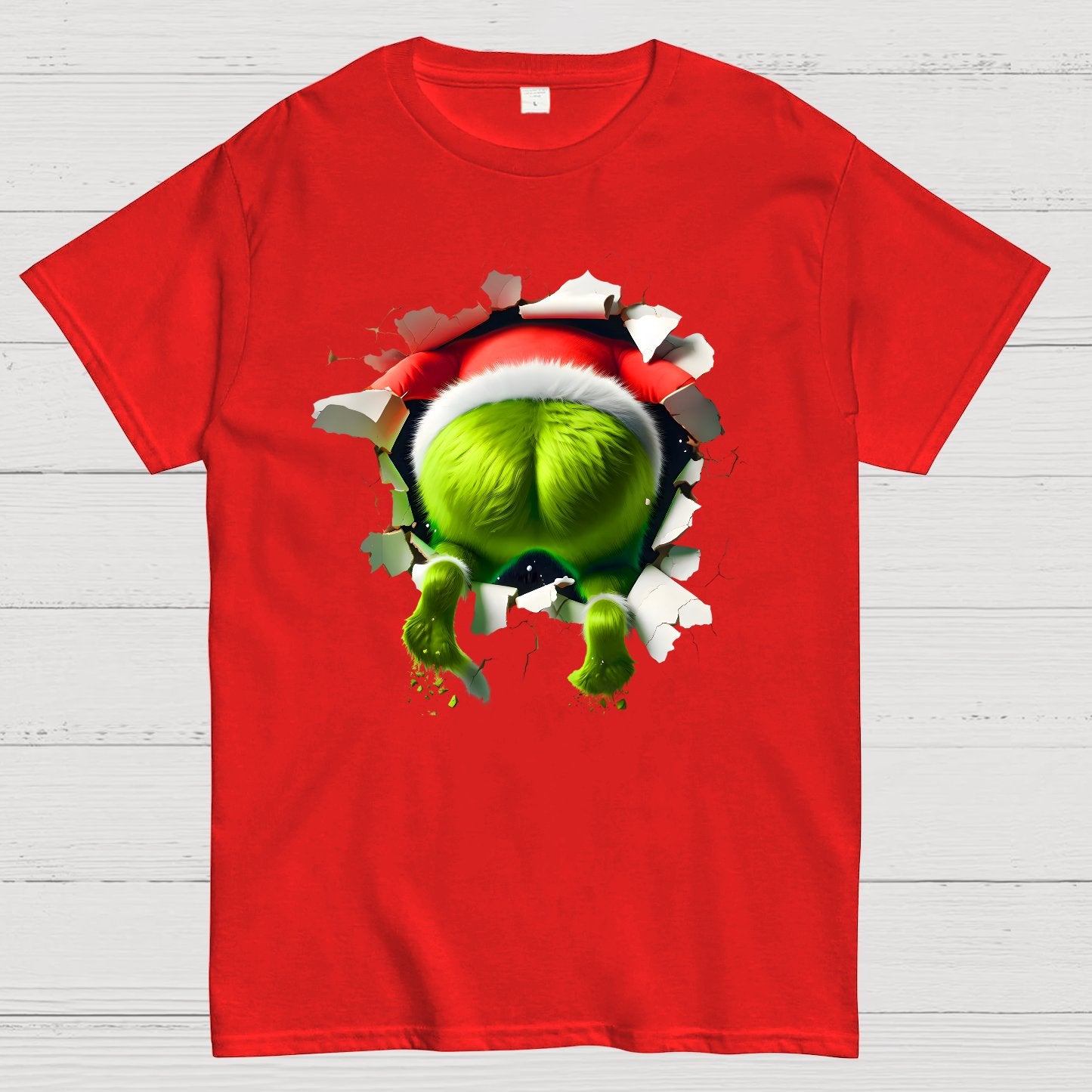 Funny Christmas Character Ass Geek T-Shirt