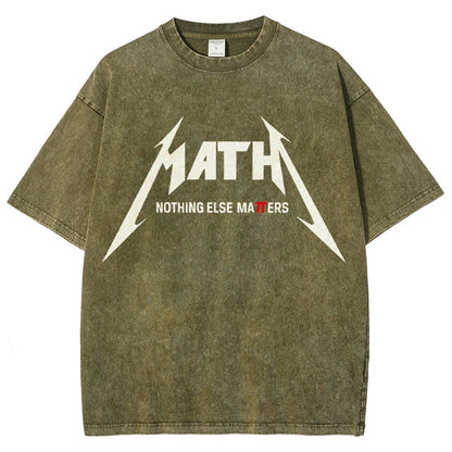 Math Nothing Else Matters Vintage Distressed T-shirt