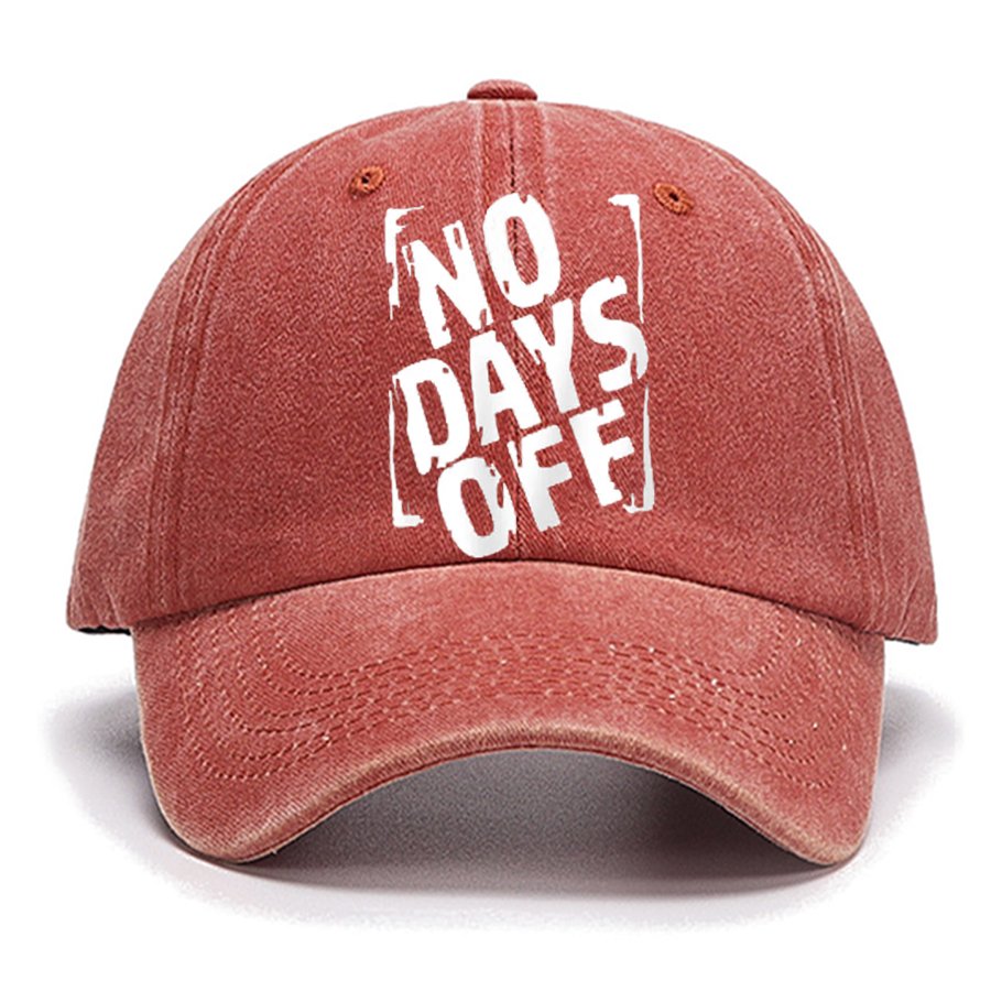 No Days Off Funny Cotton Hat